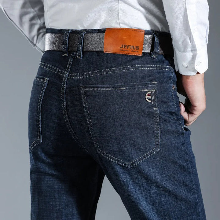 Denim Trousers – Straight Legs & Structured Fit