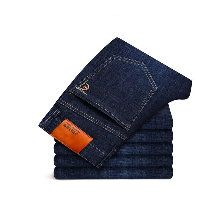 Denim Trousers – Straight Legs & Structured Fit