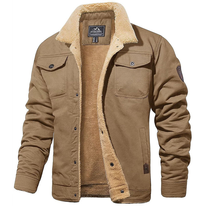 Fleece-Lined Jacket – Button Front & Structured Build