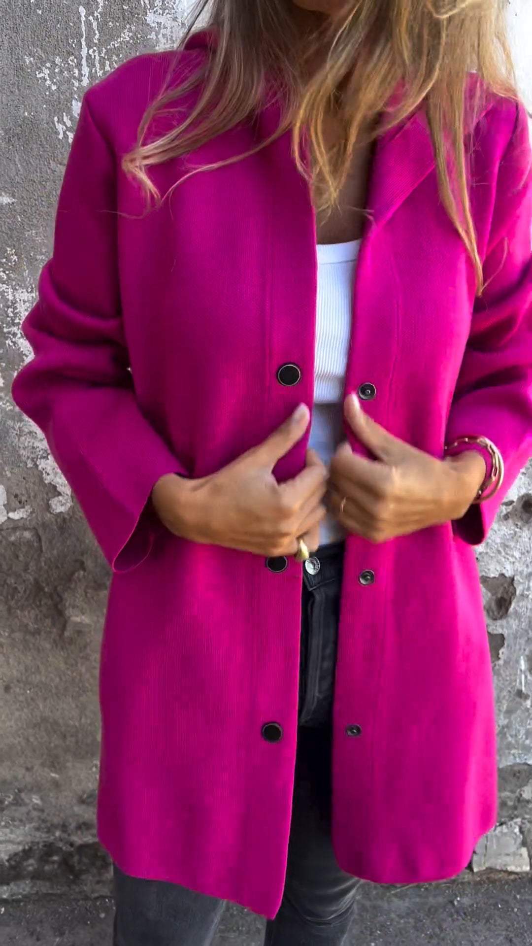 Knit Cardigan – Open Front & Soft Textured Finish