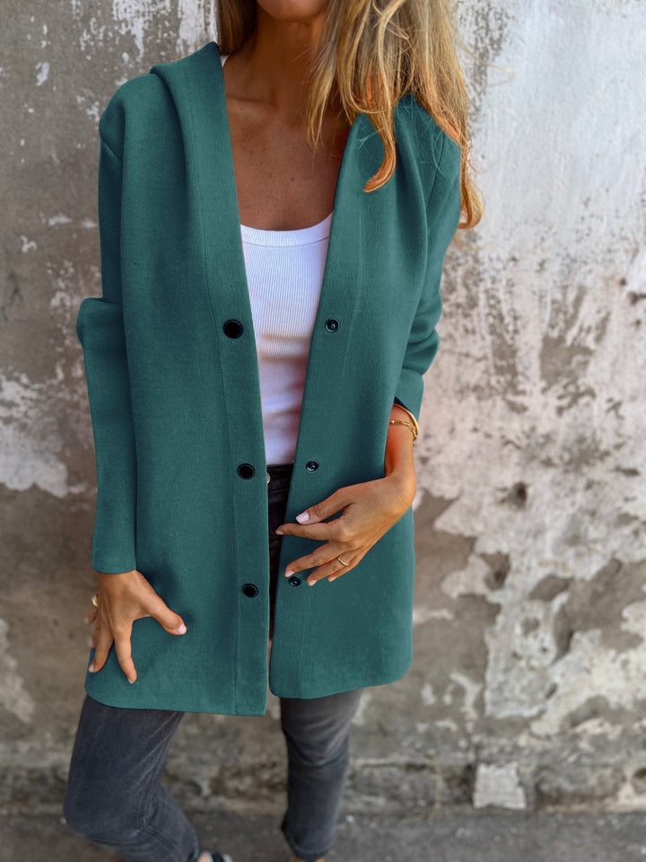 Knit Cardigan – Open Front & Soft Textured Finish