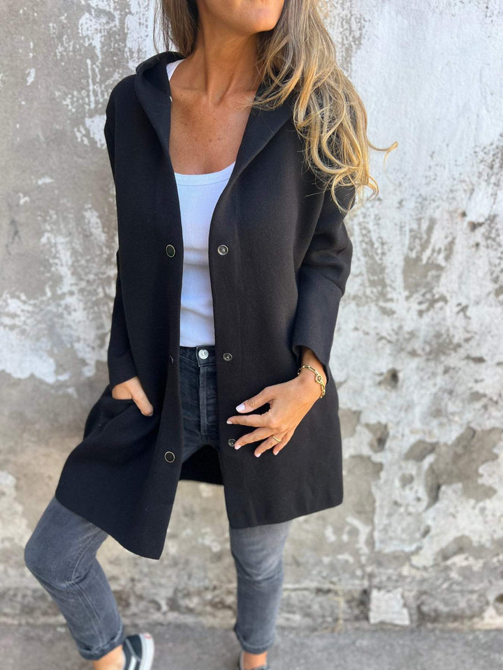 Knit Cardigan – Open Front & Soft Textured Finish