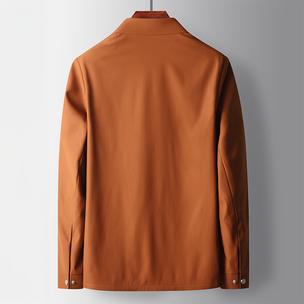 Mid-Length Coat – Hidden Front & Soft Inner Lining