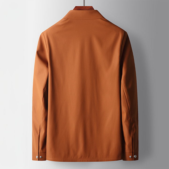 Mid-Length Coat – Hidden Front & Soft Inner Lining