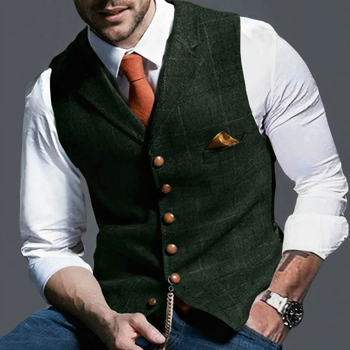 Sherpa Vest – Button Front & Plush Textured Finish