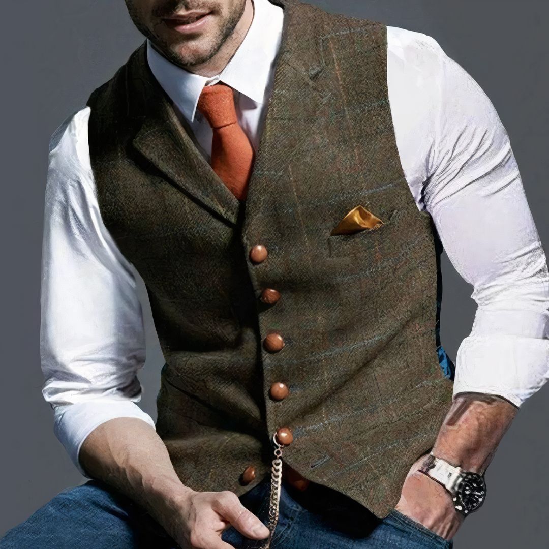 Sherpa Vest – Button Front & Plush Textured Finish