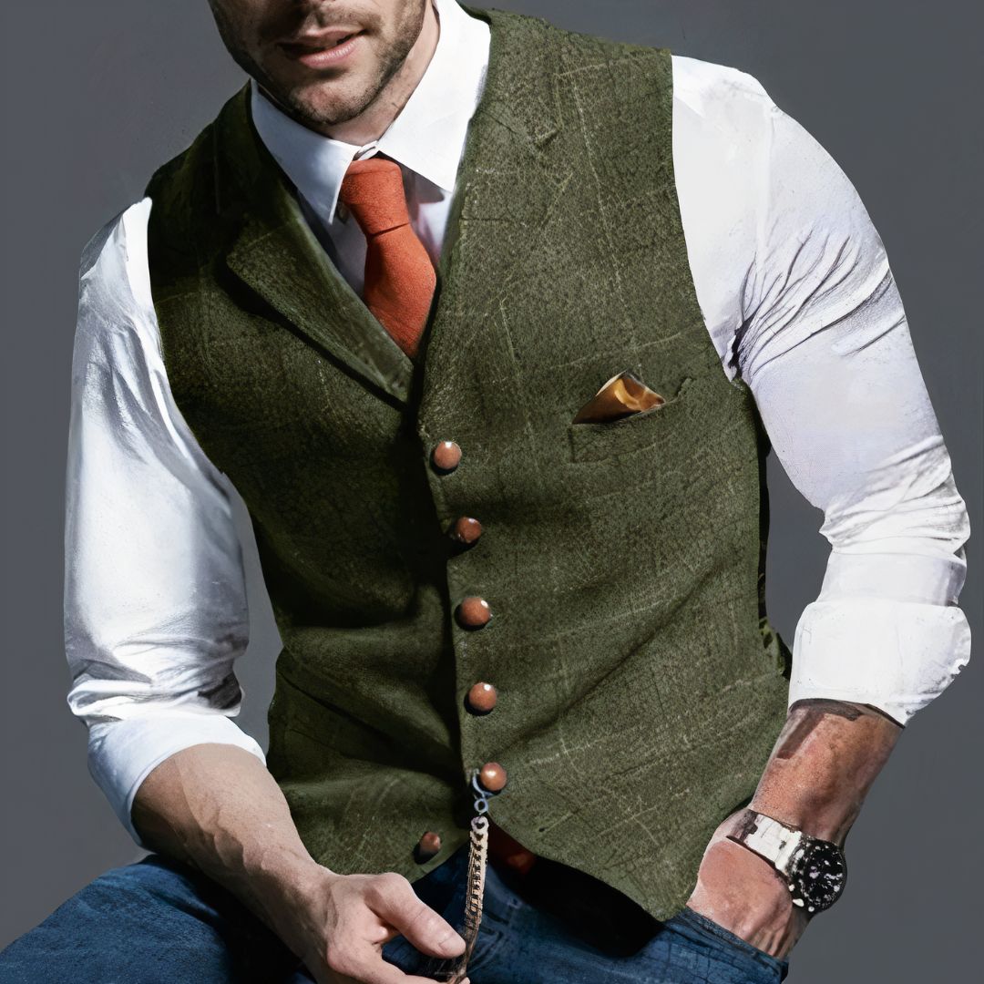 Sherpa Vest – Button Front & Plush Textured Finish