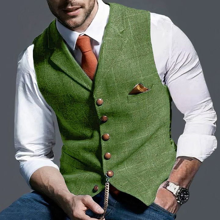 Sherpa Vest – Button Front & Plush Textured Finish