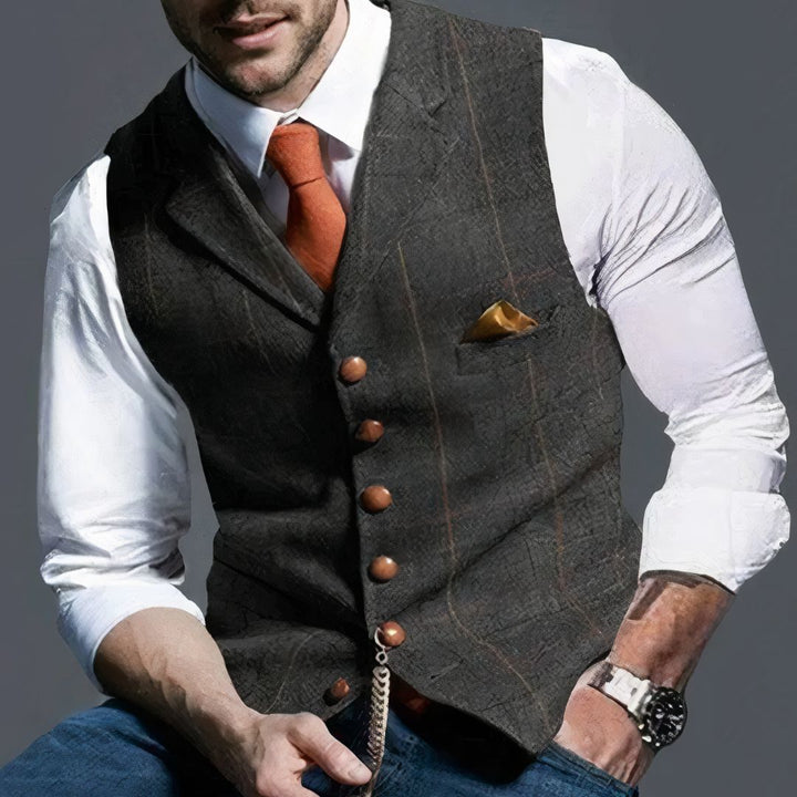 Sherpa Vest – Button Front & Plush Textured Finish