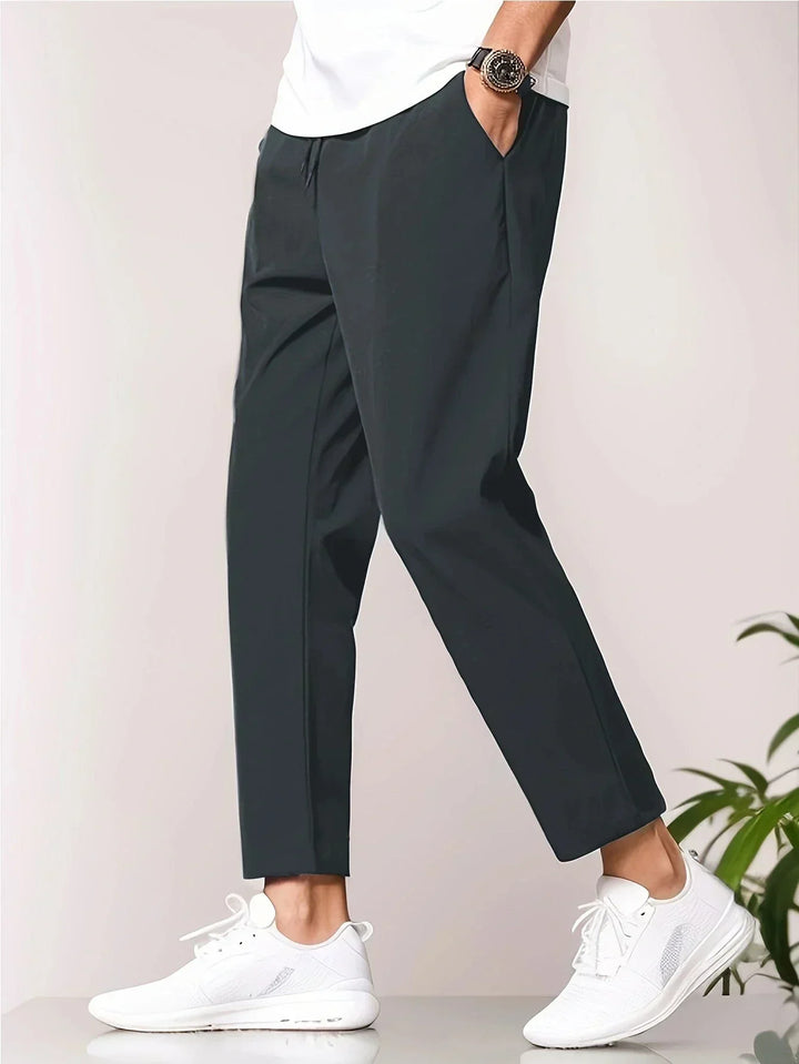 Tapered Trousers – Elastic Waist